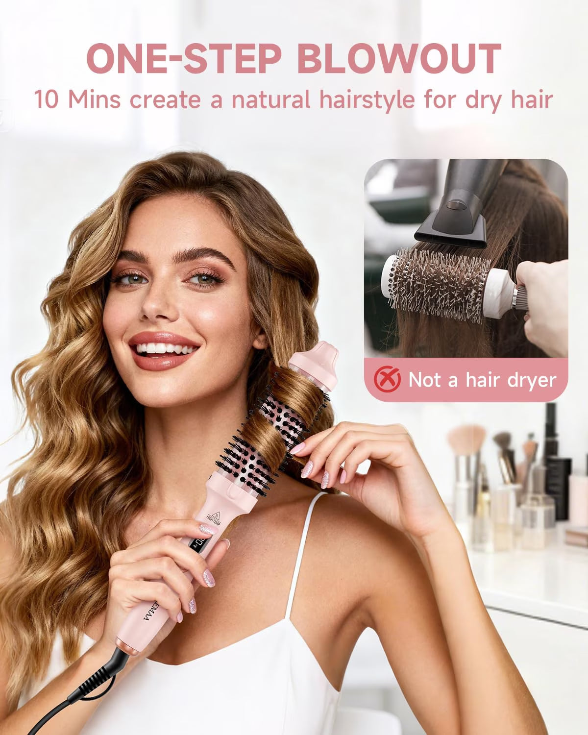 Dual Voltage Ionic Thermal Brush 